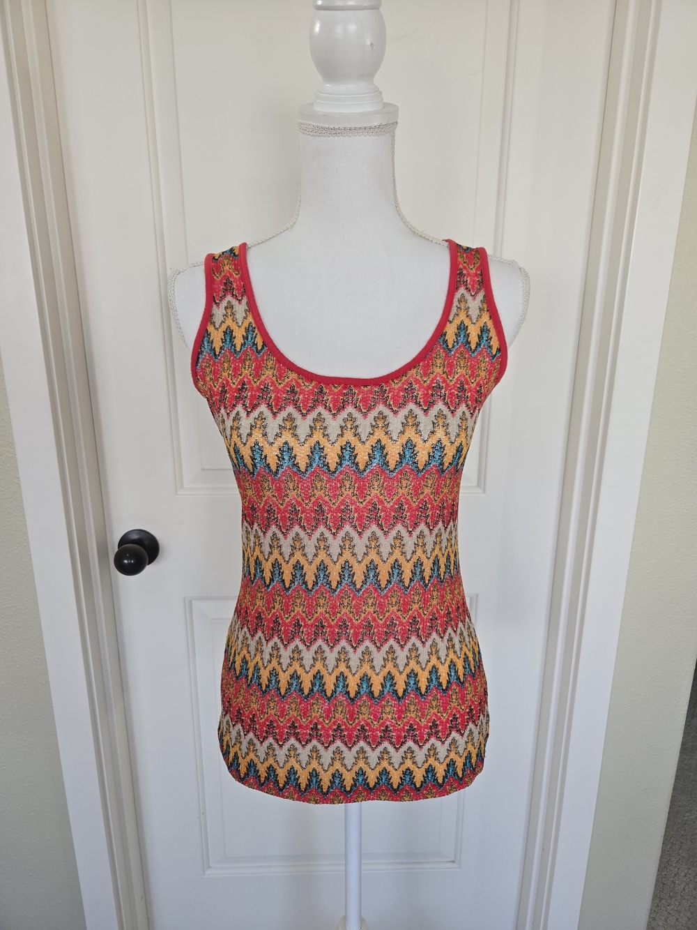 Vintage Bongo Multi Colored Tank-Top